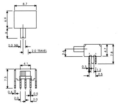 拔動(dòng)開關(guān) SS/SK-22D07圖片,拔動(dòng)開關(guān) SS/SK-22D07圖片大全,深圳市福田區(qū)賽格電子市場誠意嘉暉電子經(jīng)營部-